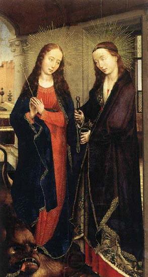 WEYDEN, Rogier van der Sts Margaret and Apollonia